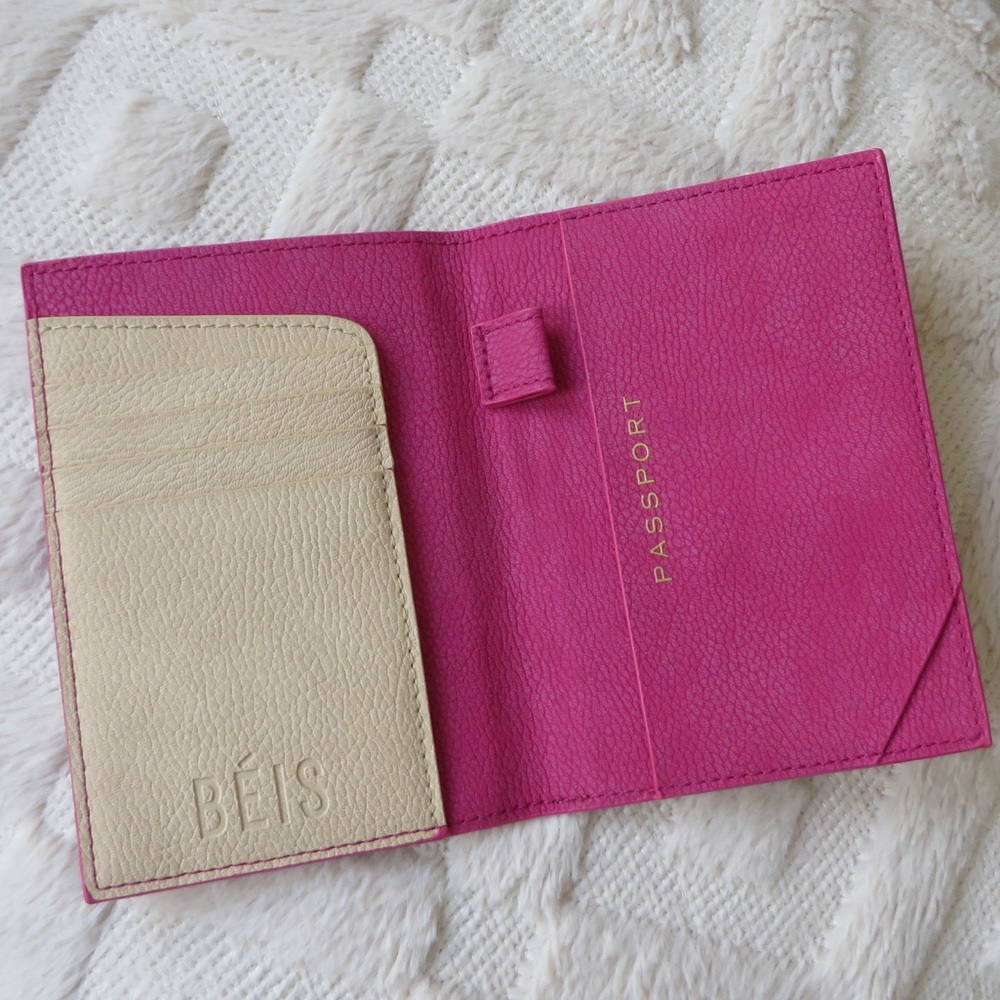 PINK BEIS PASSPORT HOLDER